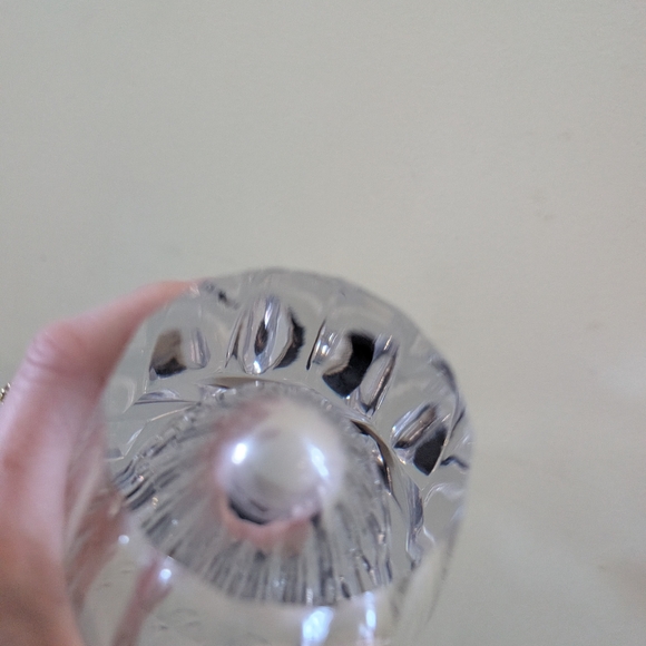 Vintage Signed Crystal Vase - Picture 5 of 12